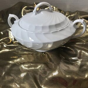 Burleighware Fine China Covered Sugar Bowl